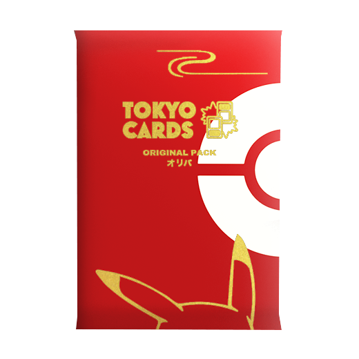 Packaging des oripas Pokémon de Tokyo Cards
