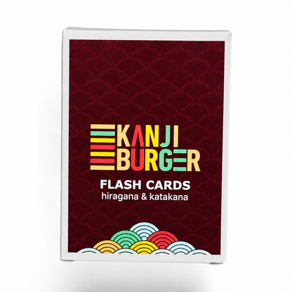 Kanji Burger – Flash Cards Hiragana & Katakana