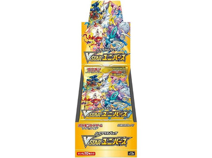 Display S12A de la série VSTAR Universe, version japonaise, contenant 10 boosters de 10 cartes