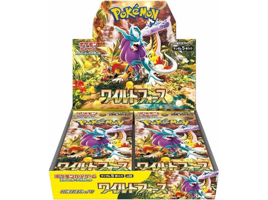 POKEMON CARD GAME Scarlet & Violet Expansion Pack - Wild Force - SV5K BOX